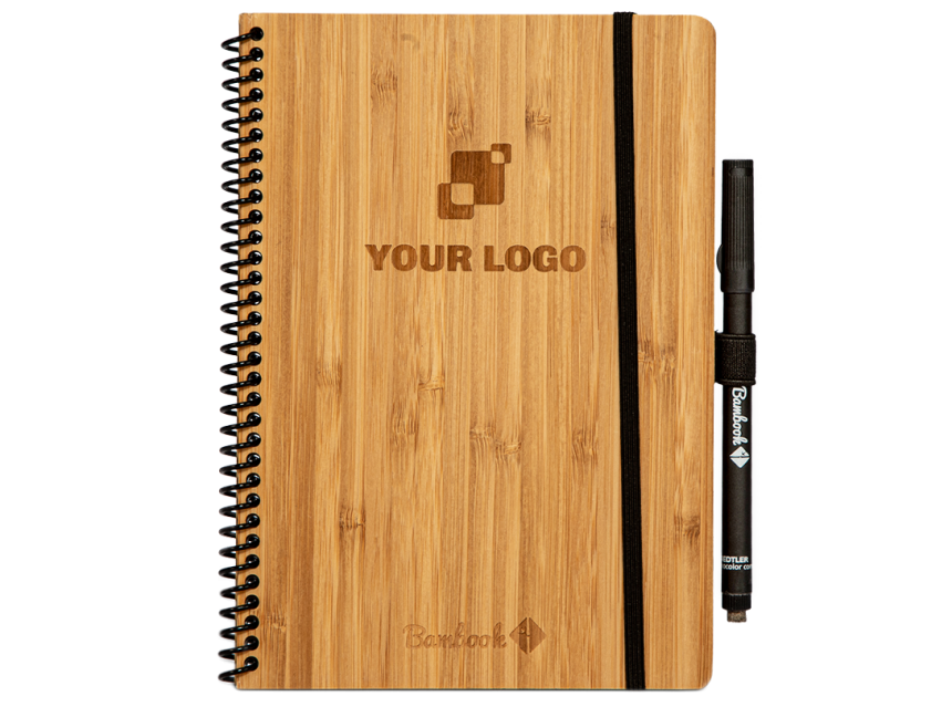 voedsel Bekentenis Jabeth Wilson Bambook voor bedrijven: uitwisbaar notitieboek bedrukken met jouw logo |  Bambook